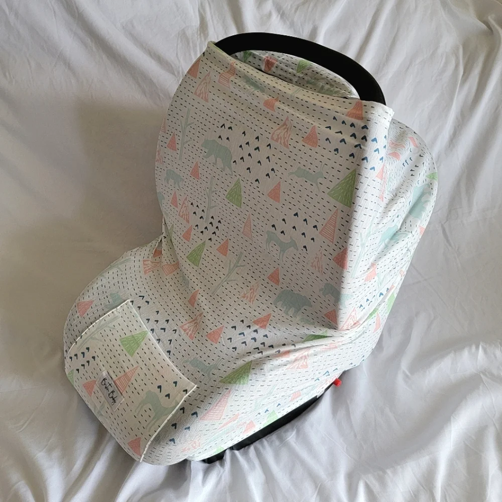 Bristin Baby 4-in-1 Multi-use Cover | Nursing  Carseat Shopping Cart High Chair
